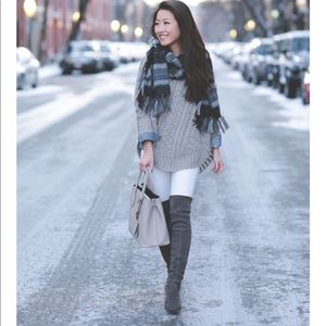 NWT Halogen Noble over the knee suede boots size 5